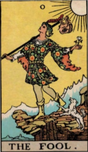 The Fool artwork for symbolism reference