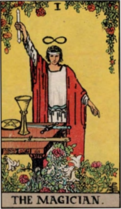 The Magician artwork for symbolism reference