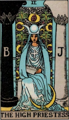 The High Priestess tarot card