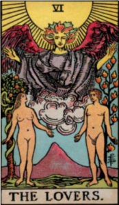 The Lovers artwork for symbolism reference