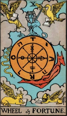 Wheel of Fortune tarot card