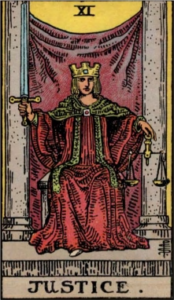 Justice artwork for symbolism reference