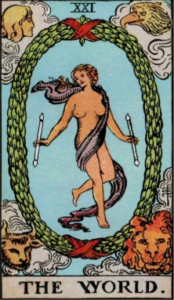 The World artwork for symbolism reference