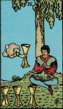 Four of Cups tarot card