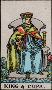 King of Cups artwork for symbolism reference