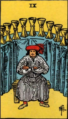 Nine of Cups tarot card
