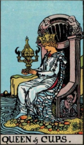 Queen of Cups artwork for symbolism reference