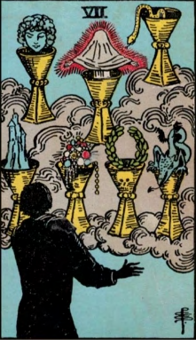 Seven of Cups tarot card