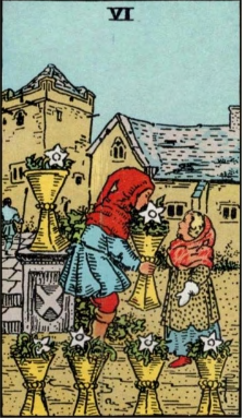 Six of Cups tarot card