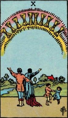 Ten of Cups tarot card