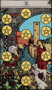 Ten of Pentacles tarot card