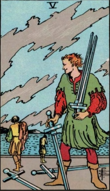 Five of Swords tarot card