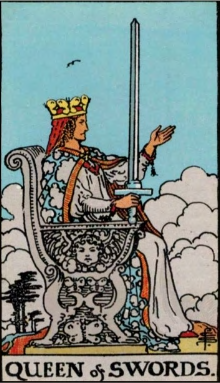 Queen of Swords tarot card