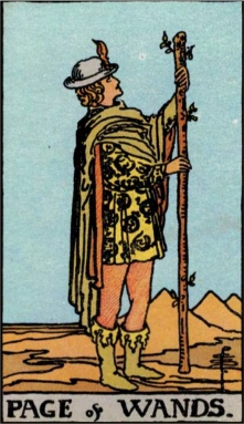 Page of Wands tarot card