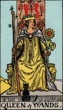Queen of Wands tarot card