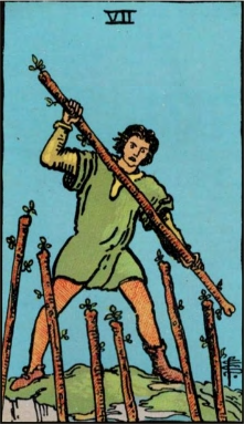 Seven of Wands tarot card
