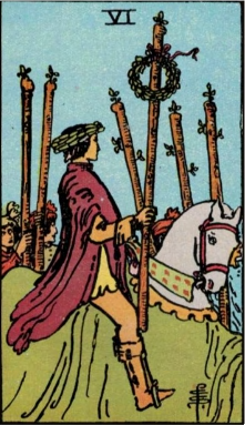 Six of Wands tarot card