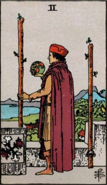Two of Wands tarot card